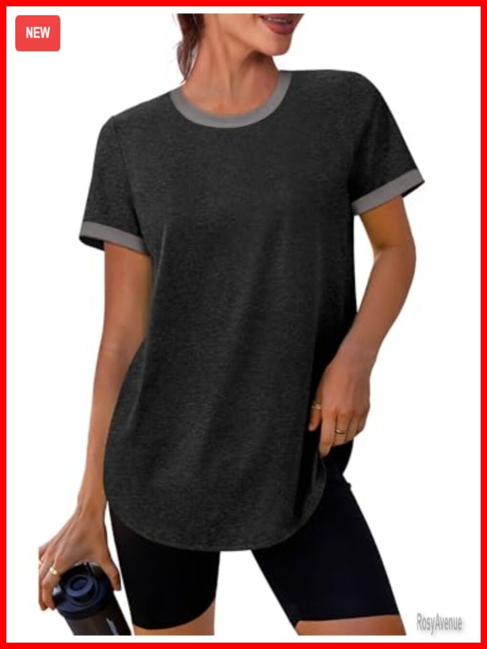 Women's Workout Top Short Sleeve UPF 50+ Athletic Gym Shirt